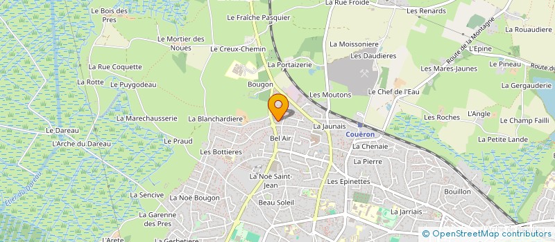 localisation de l'entreprise MADAME ADELINE POLOMACK à COUERON