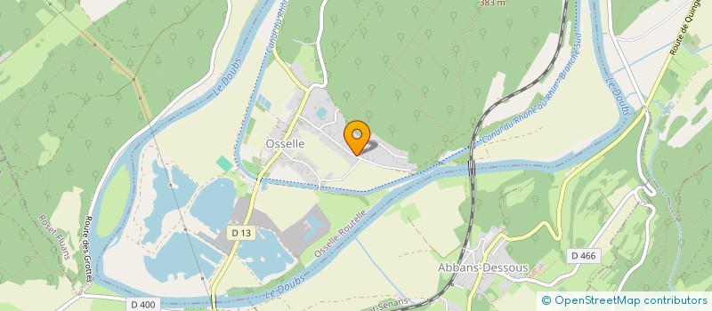 localisation de l'entreprise MADAME ADELINE POQUE  OSSELLE-ROUTELLE