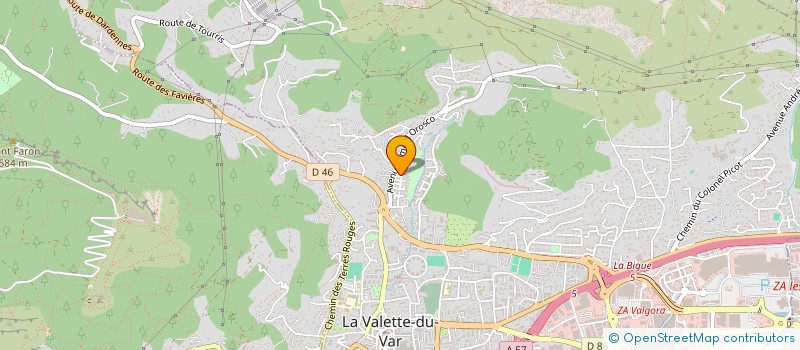 localisation de l'entreprise MADAME ADELINE POULET à LA VALETTE-DU-VAR