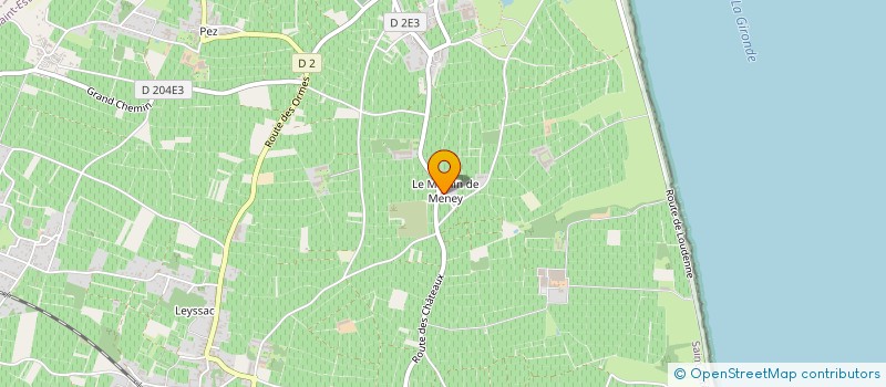 localisation de l'entreprise MADAME ADELINE PRAT  SAINT-ESTEPHE