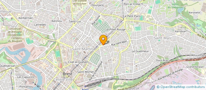 localisation de l'entreprise MADAME ADELINE PREMEL-CABIC  BREST