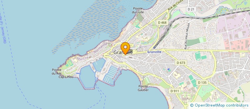 localisation de l'entreprise MADAME ADELINE PREVOST  GRANVILLE