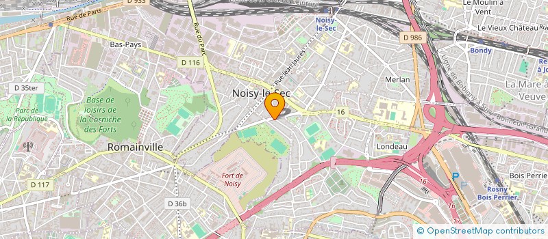 localisation de l'entreprise MADAME ADELINE RADENAC à NOISY-LE-SEC