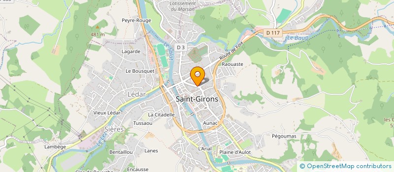 localisation de l'entreprise MADAME ADELINE REGIS à SAINT-GIRONS