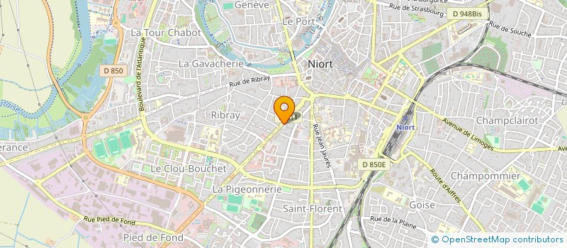 localisation de l'entreprise MADAME ADELINE REGNER  NIORT