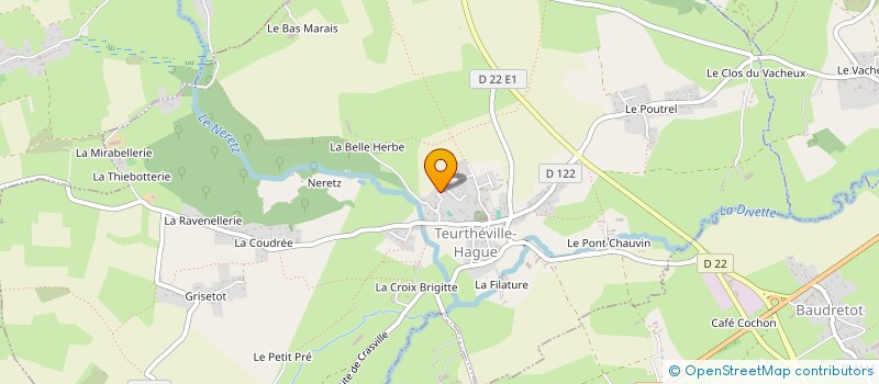 localisation de l'entreprise MADAME ADELINE REGNIEZ  TEURTHEVILLE-HAGUE