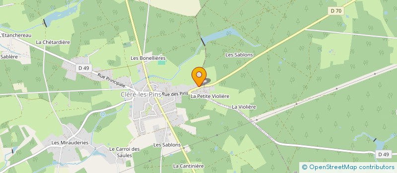 localisation de l'entreprise MADAME ADELINE RENOU  NOYANT-VILLAGES