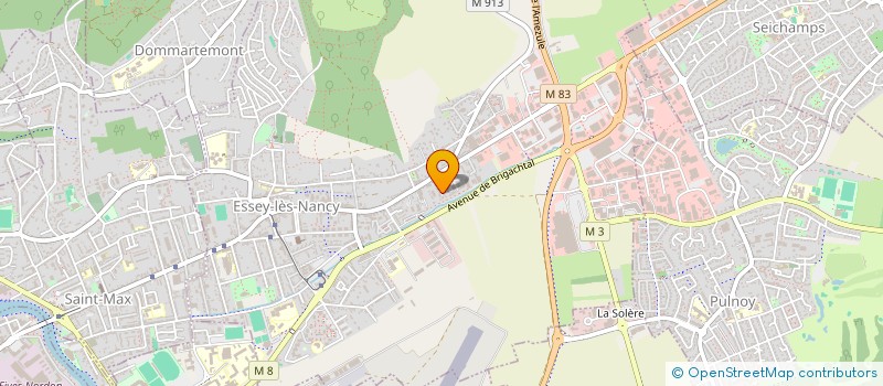 localisation de l'entreprise MADAME ADELINE RIBEIRO  ESSEY-LES-NANCY
