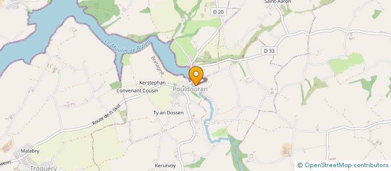 localisation de l'entreprise MADAME ADELINE RICARD  LA ROCHE-JAUDY