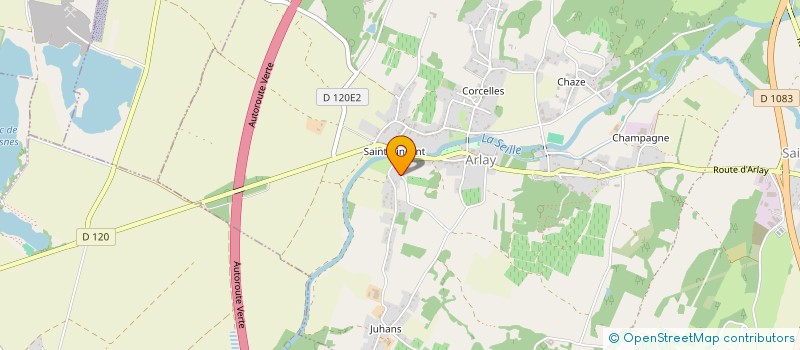 localisation de l'entreprise MADAME ADELINE ROBERT  ARLAY