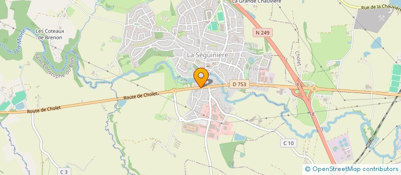 localisation de l'entreprise MADAME ADELINE ROCHAIS  LA SEGUINIERE