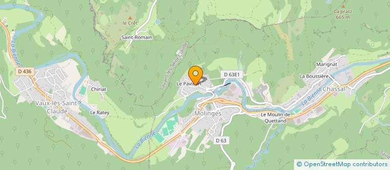 localisation de l'entreprise MADAME ADELINE ROCHET  CHASSAL-MOLINGES