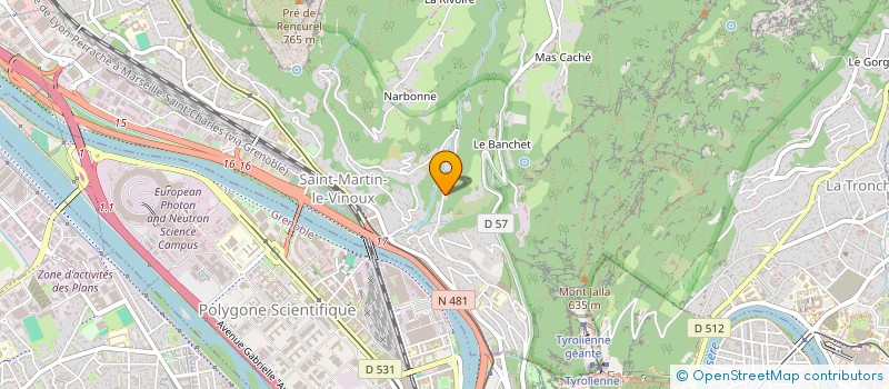 localisation de l'entreprise MADAME ADELINE ROCHET  SAINT-MARTIN-LE-VINOUX