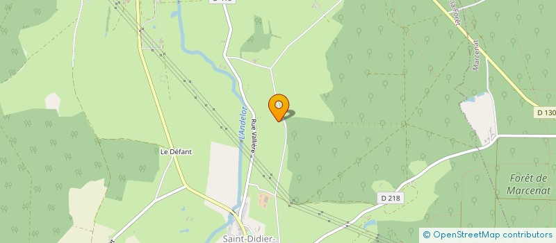 localisation de l'entreprise MADAME ADELINE ROHU  SAINT-DIDIER-LA-FORET