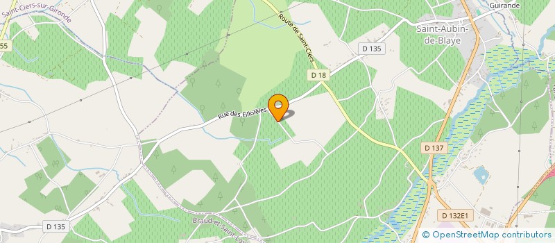 localisation de l'entreprise MADAME ADELINE ROSSARD  SAINT-AUBIN-DE-BLAYE