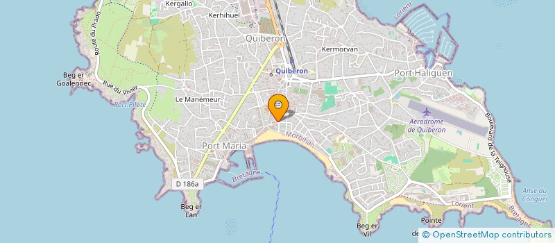 localisation de l'entreprise MADAME ADELINE ROSSIGNOL à QUIBERON