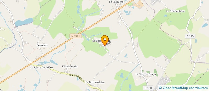 localisation de l'entreprise MADAME ADELINE ROUVREAU  COURLAY