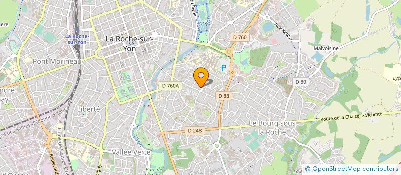 localisation de l'entreprise MADAME ADELINE ROY à LA ROCHE-SUR-YON