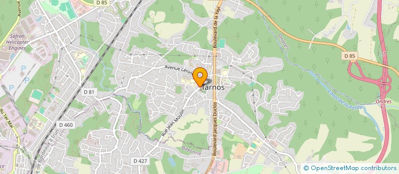 localisation de l'entreprise MADAME ADELINE ROYET  TARNOS