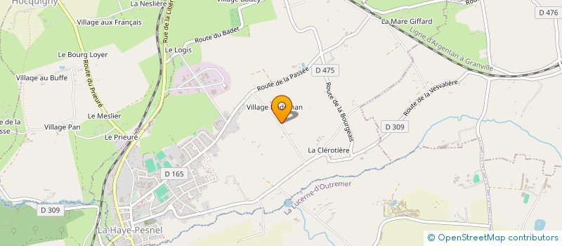 localisation de l'entreprise MADAME ADELINE RUBE  LA HAYE-PESNEL