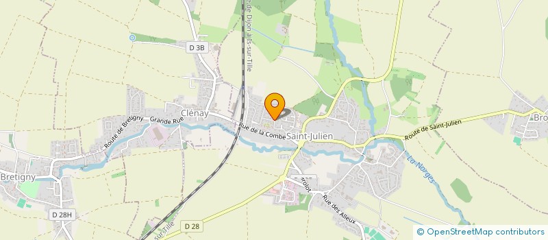 localisation de l'entreprise MADAME ADELINE SALES  SAINT-JULIEN