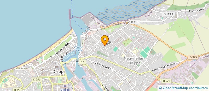 localisation de l'entreprise MADAME ADELINE SAURIN  DIEPPE