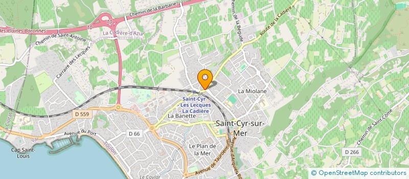 localisation de l'entreprise MADAME ADELINE SAUTEDE à SAINT-CYR-SUR-MER