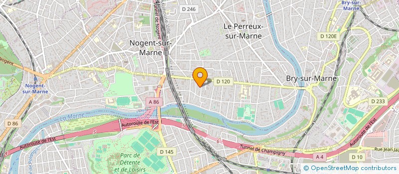 localisation de l'entreprise MADAME ADELINE SAVARY  LE PERREUX-SUR-MARNE