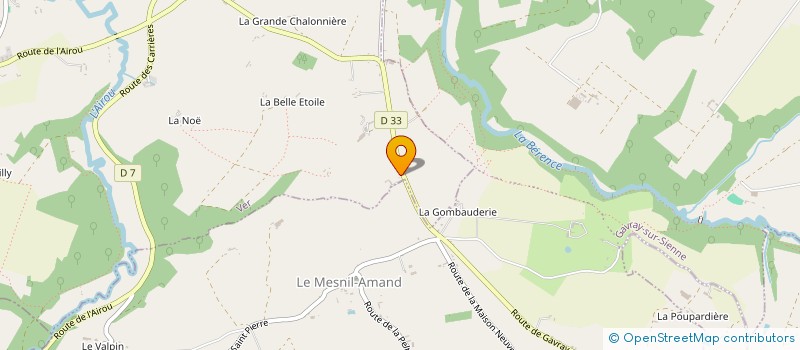 localisation de l'entreprise MADAME ADELINE SAVARY  MONTAIGU-LES-BOIS