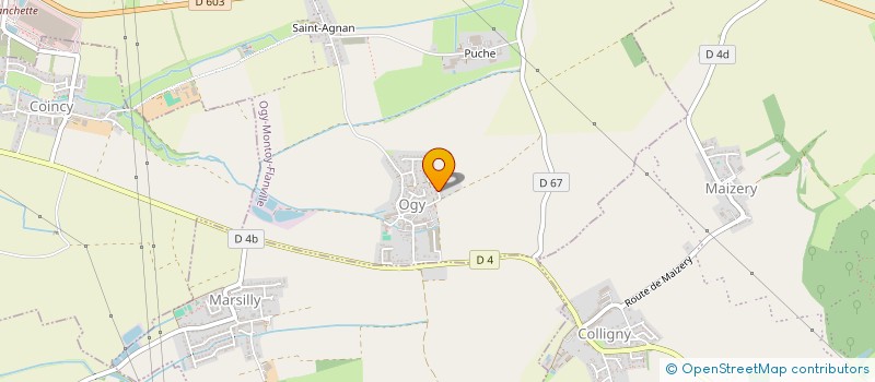 localisation de l'entreprise MADAME ADELINE SCHEFFER  OGY-MONTOY-FLANVILLE