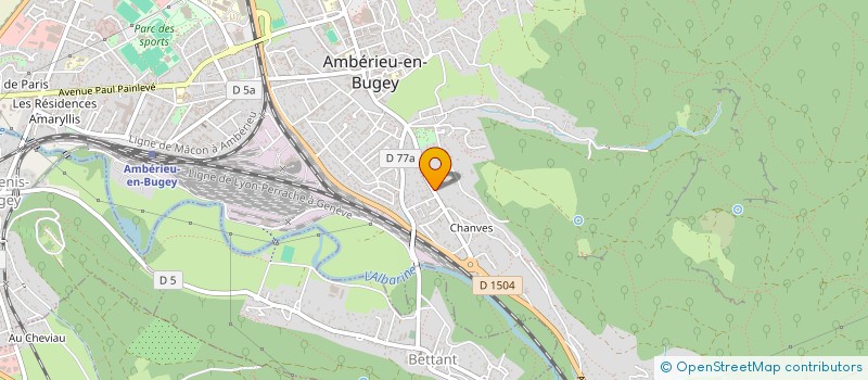 localisation de l'entreprise MADAME ADELINE SCOHY à AMBERIEU-EN-BUGEY