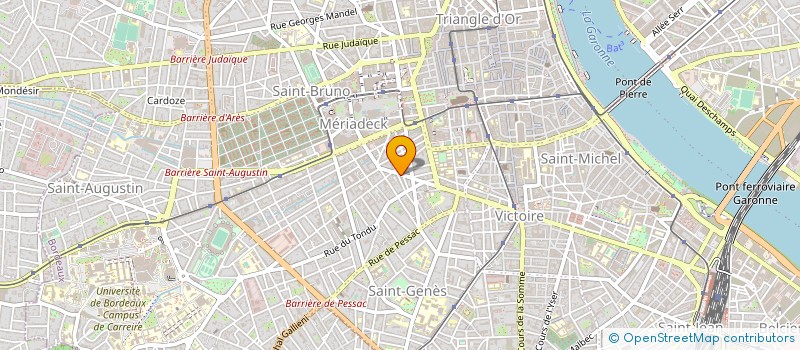 localisation de l'entreprise MADAME ADELINE SCREVE  BORDEAUX