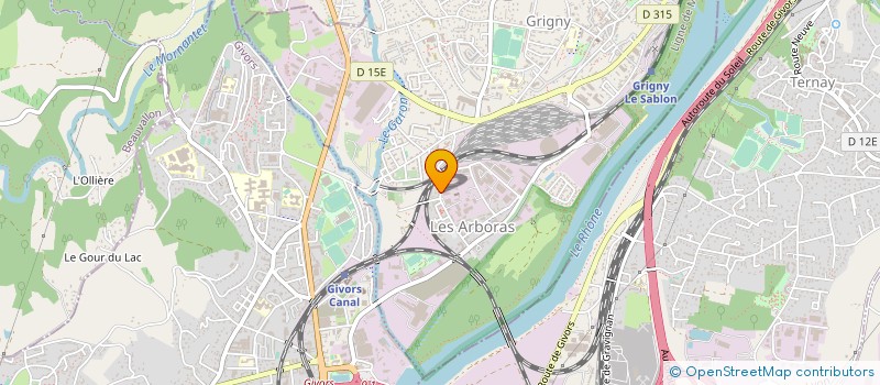 localisation de l'entreprise MADAME ADELINE SEVE  GRIGNY