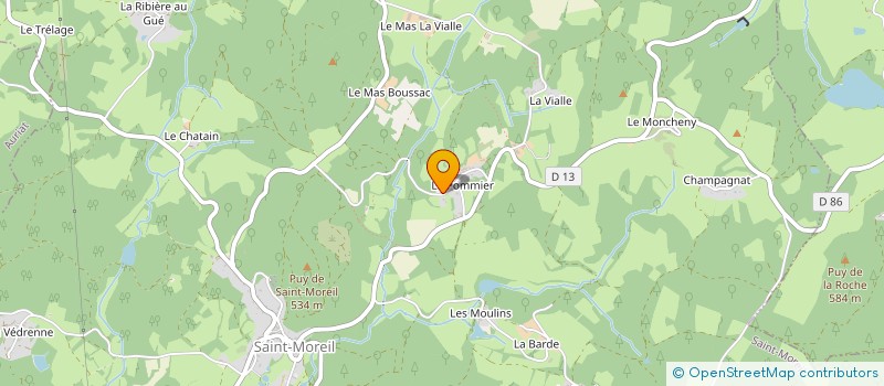 localisation de l'entreprise MADAME ADELINE SOLDAT à SAINT-MOREIL