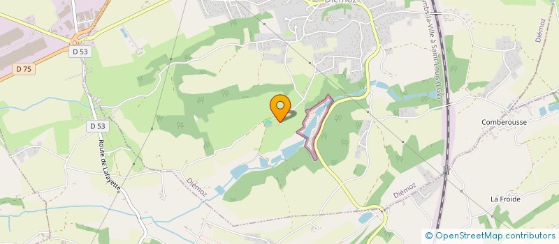 localisation de l'entreprise MADAME ADELINE SPERTI  DIEMOZ