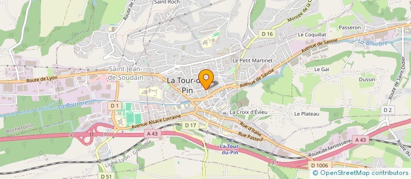 localisation de l'entreprise MADAME ADELINE STANABADY  LA TOUR-DU-PIN