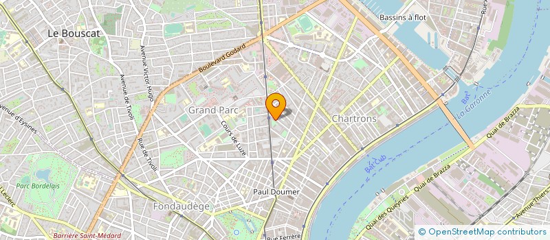 localisation de l'entreprise MADAME ADELINE SUPRIN à BORDEAUX