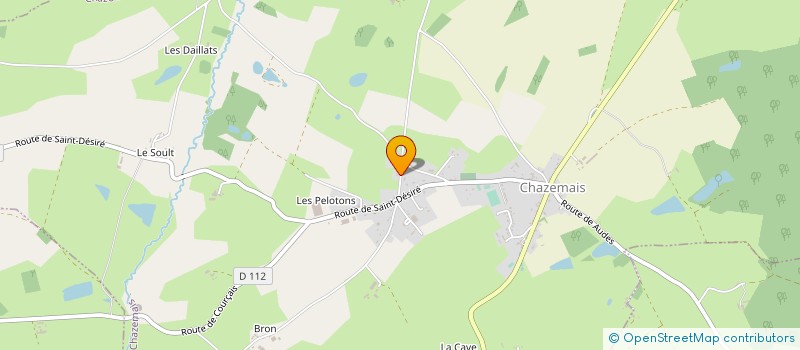 localisation de l'entreprise MADAME ADELINE TABUTIN  CHAZEMAIS