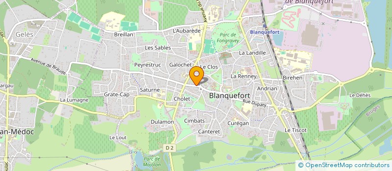 localisation de l'entreprise MADAME ADELINE TANDONNET à BLANQUEFORT