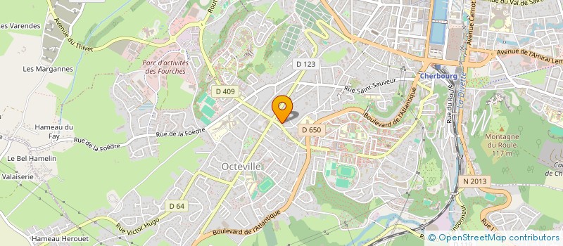localisation de l'entreprise MADAME ADELINE TECHER à CHERBOURG-EN-COTENTIN