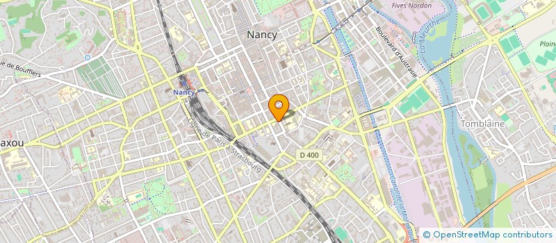 localisation de l'entreprise MADAME ADELINE TELLIER  NANCY