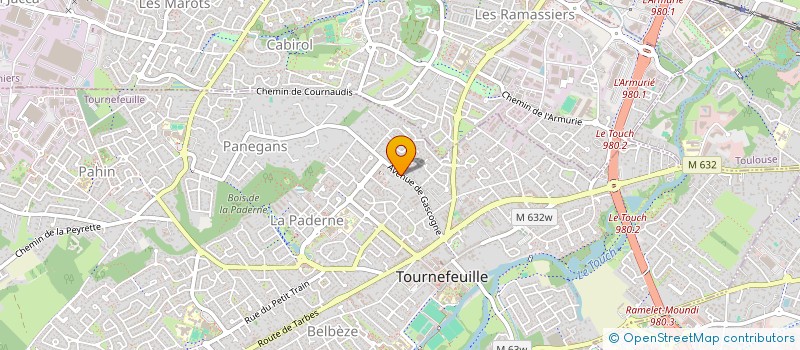 localisation de l'entreprise MADAME ADELINE THENARD  TOURNEFEUILLE