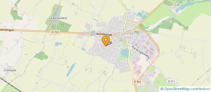 localisation de l'entreprise MADAME ADELINE THIBAULT  SAINT-GEORGES-SUR-LOIRE