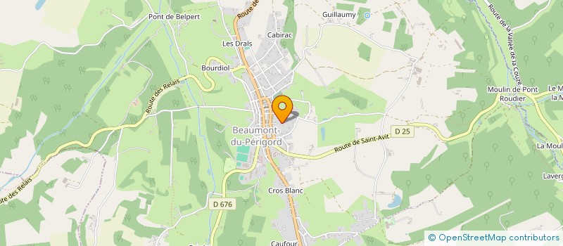 localisation de l'entreprise MADAME ADELINE THUILLIER à BEAUMONTOIS EN PERIGORD