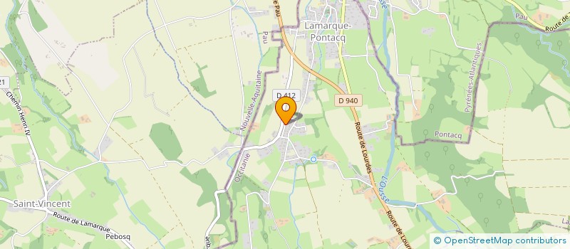 localisation de l'entreprise MADAME ADELINE TISSERAND  LAMARQUE-PONTACQ