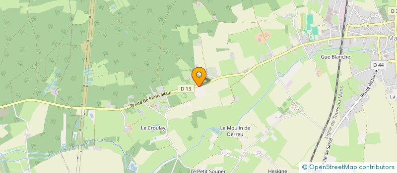 localisation de l'entreprise MADAME ADELINE TOUET  MAYET