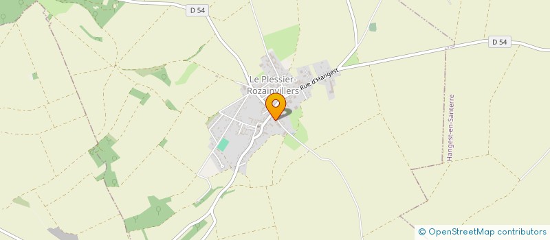 localisation de l'entreprise MADAME ADELINE TOUPART  LE PLESSIER-ROZAINVILLERS