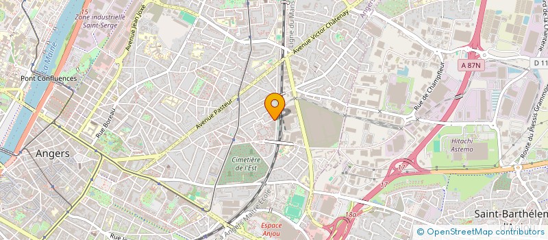 localisation de l'entreprise MADAME ADELINE TRANCHANT  ANGERS