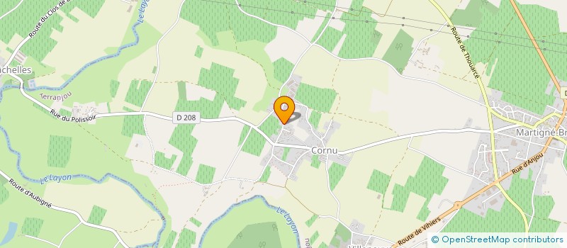 localisation de l'entreprise MADAME ADELINE TREMBLAY  TERRANJOU