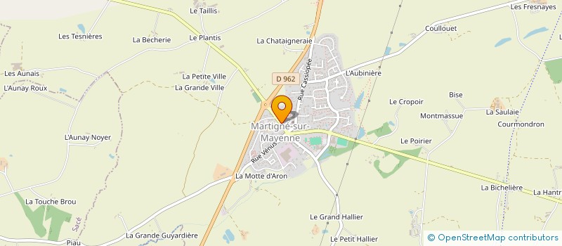 localisation de l'entreprise MADAME ADELINE TRIGUEL  MARTIGNE-SUR-MAYENNE